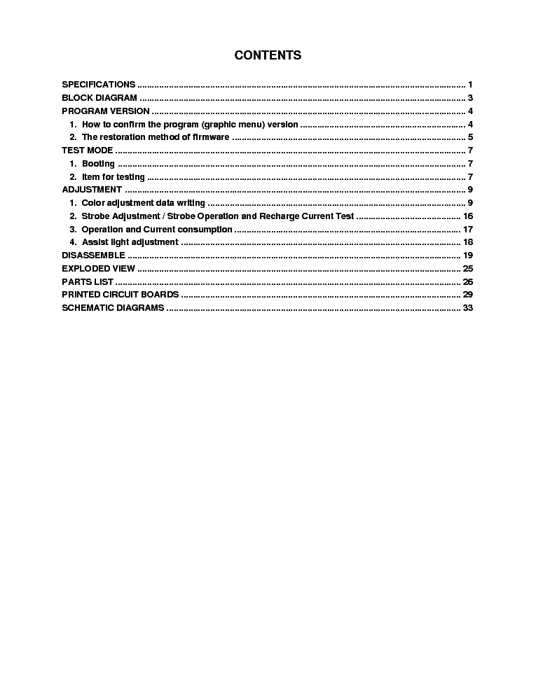 CASIO QV-5700 SM service manual (2nd page)