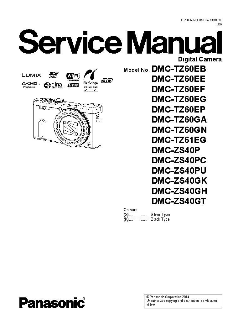 Bruksanvisning Panasonic Lumix DMC-TZ60 (Svenska - 329 sidor)