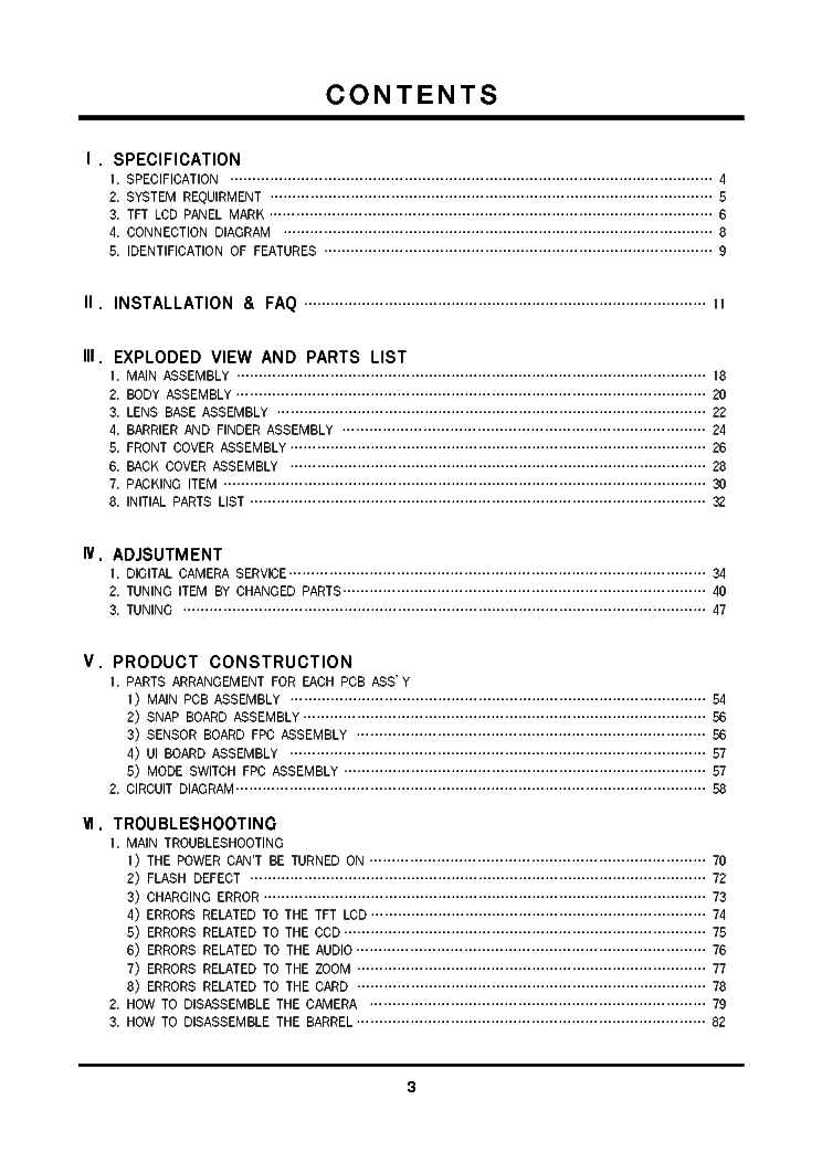 SAMSUNG DIGIMAX 250 Service Manual download, schematics, eeprom, repair ...