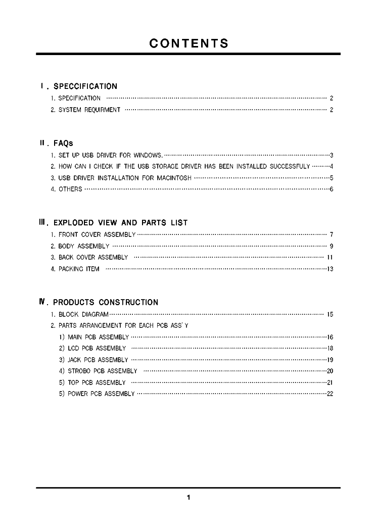 SAMSUNG DIGIMAX 330 service manual