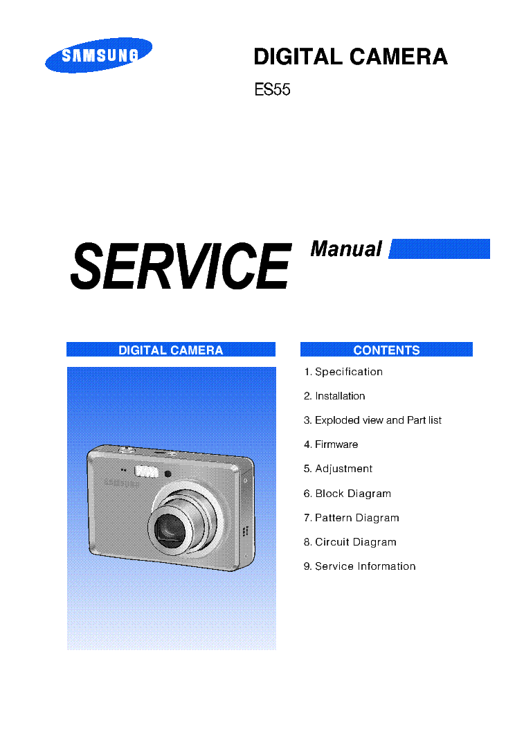 SAMSUNG ES55 FULL SM service manual