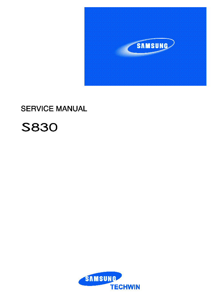SAMSUNG S-830 SM service manual