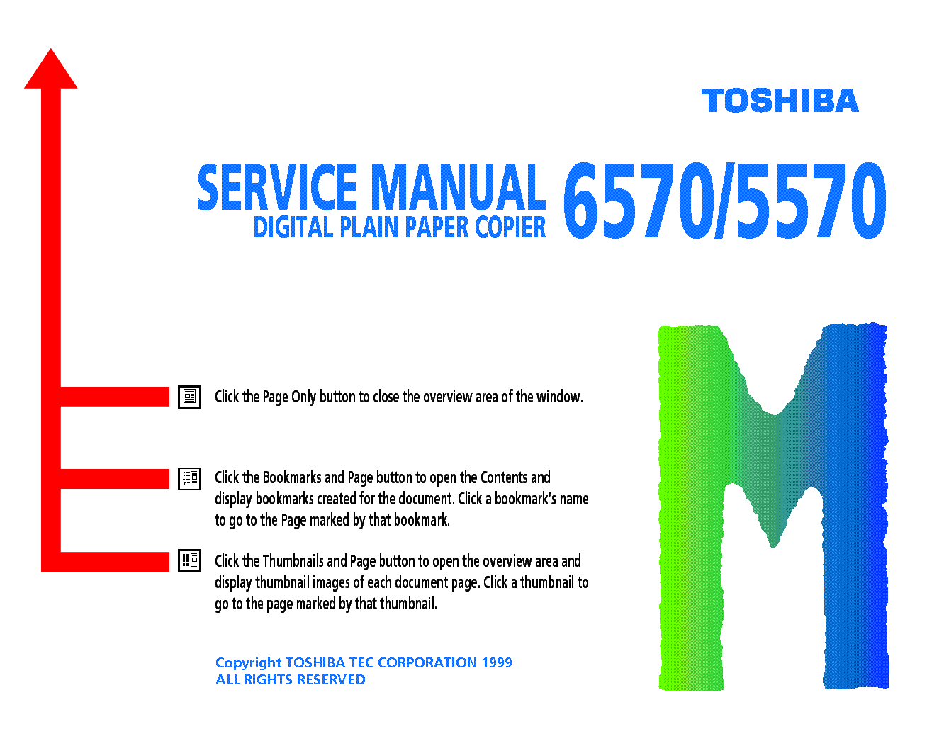 TOSHIBA 6570 5570SM service manual
