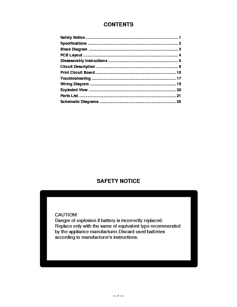 CASIO AP60R service manual (2nd page)