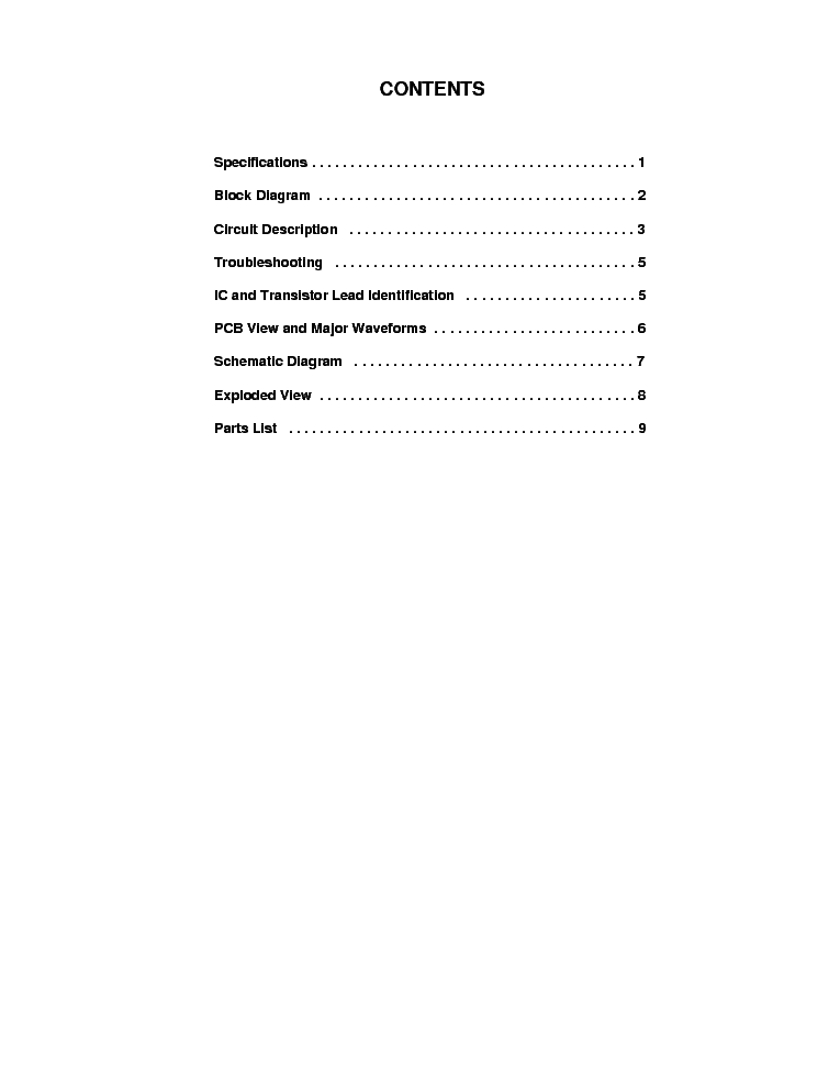 CASIO ML-1 service manual (2nd page)