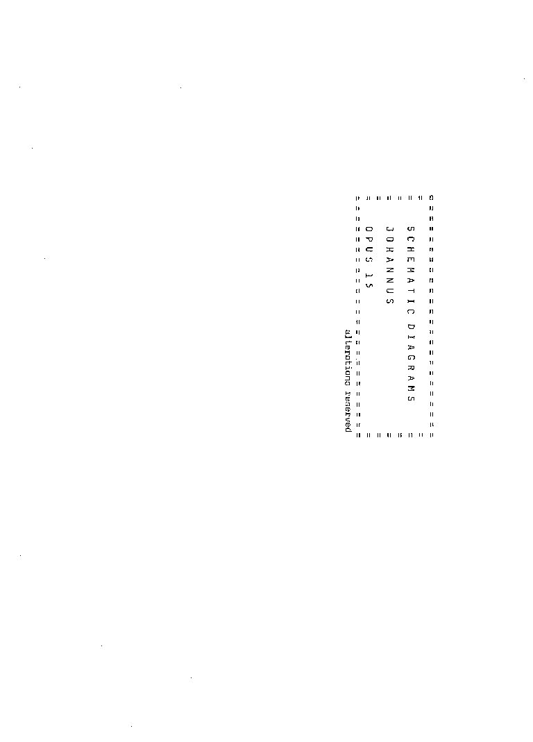 JOHANNUS-ORGAN OPUS-15 INSTRUMENT 1978 SCH service manual