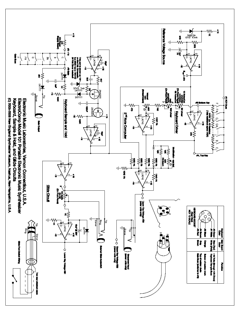 EML ELECTRONIC-MUSIC-LABORATORIES 100 101 SYNTHESIZER SCH service manual (2nd page)