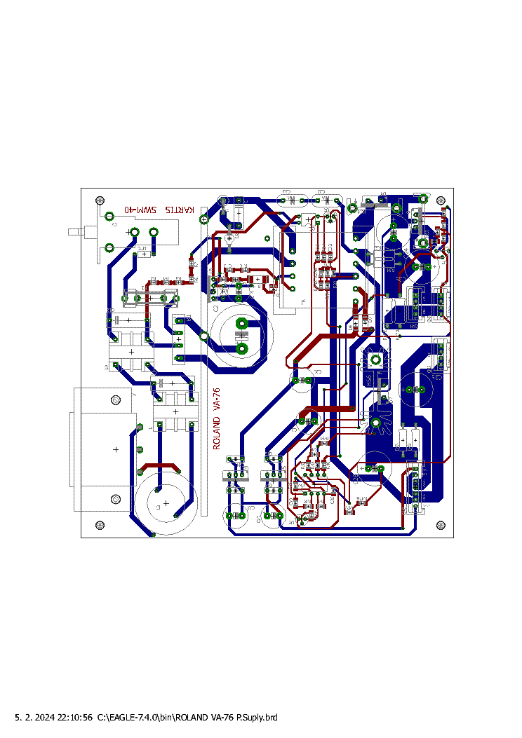 ROLAND VA76 POWER SUPLY SCHEMATIC Service Manual download, schematics ...