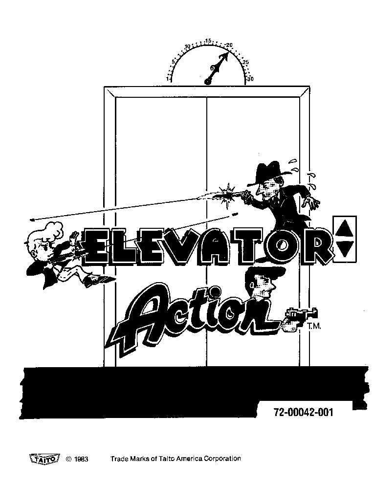 TAITO ELEVATOR ACTION service manual