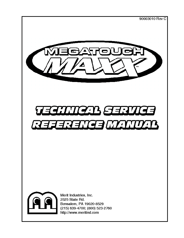 MEGATOUCH MAXX TSM REV.C Service Manual download, schematics, eeprom ...