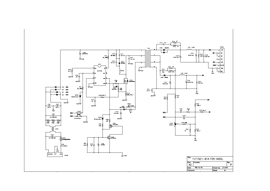 1200p60 схема включения