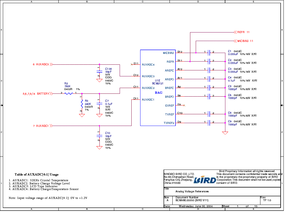 FLY BIRD V11 SCH service manual
