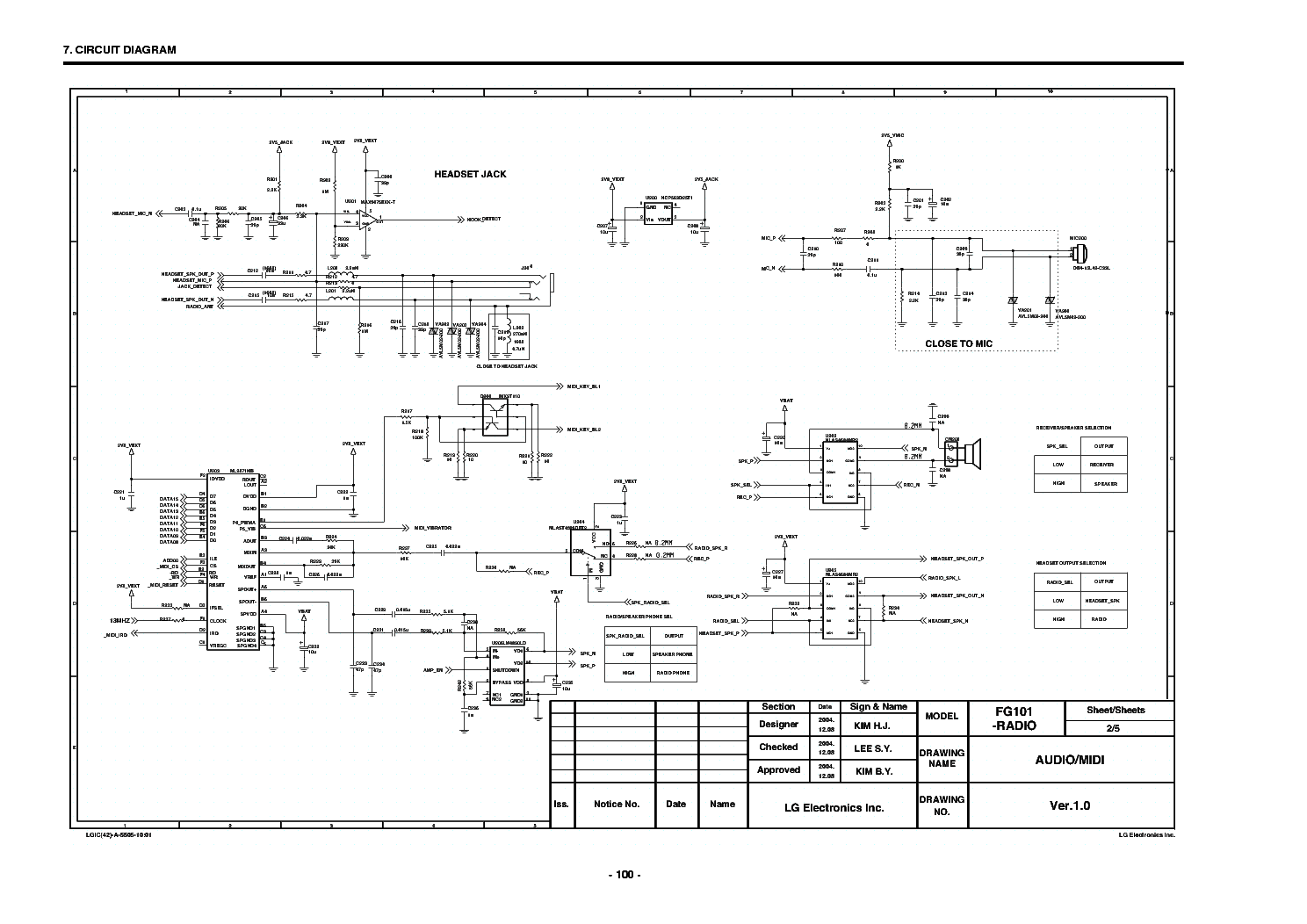 LG B2000 Service Manual Download, Schematics, Eeprom, Repair Info For ...