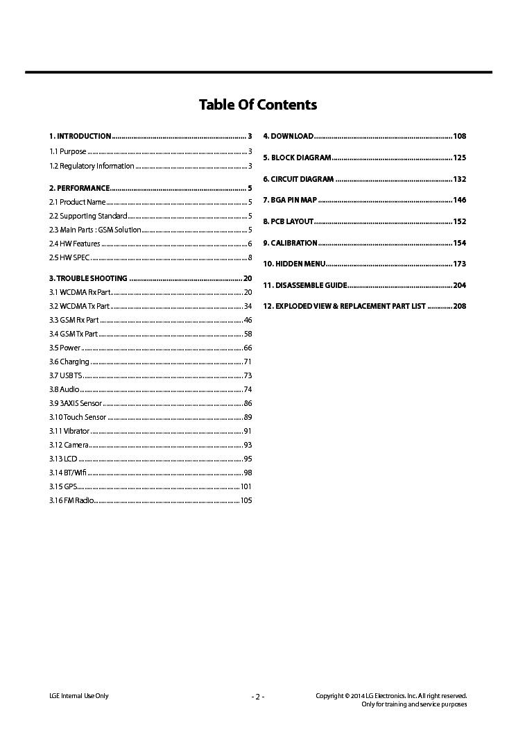 LG D120 Service Manual download, schematics, eeprom, repair info for