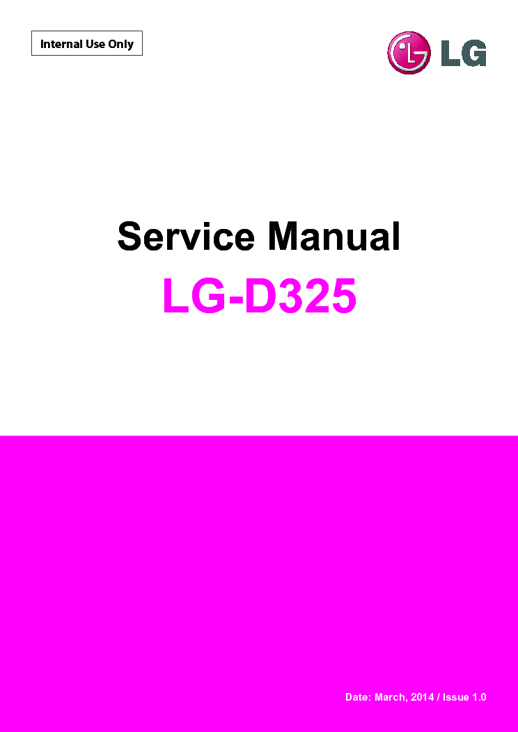 LG D325 service manual