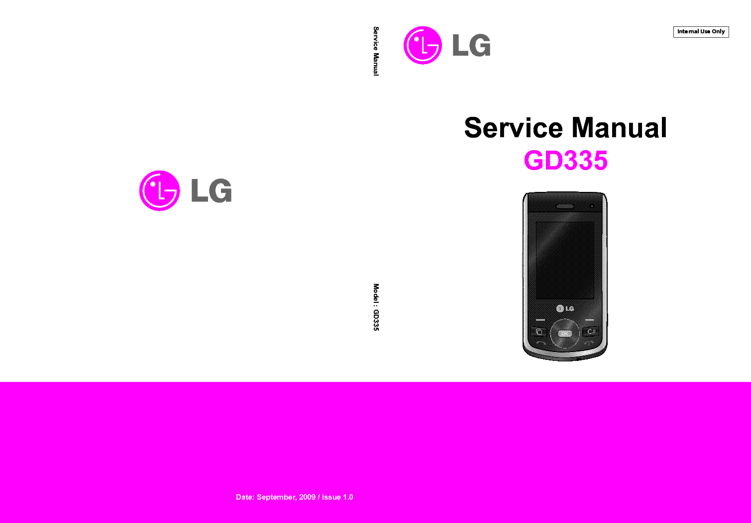 LG GD335 SM service manual