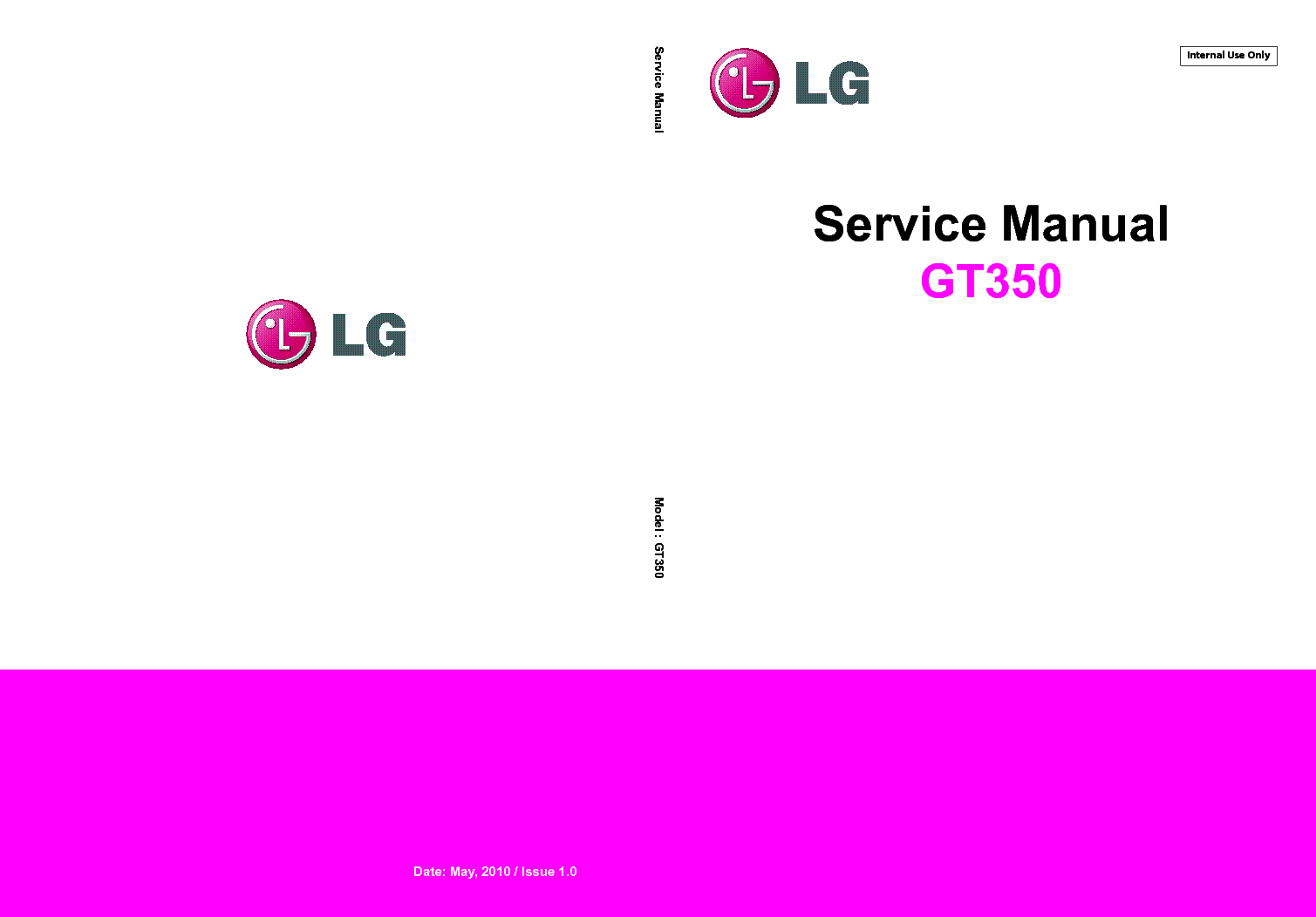 LG GT350 service manual