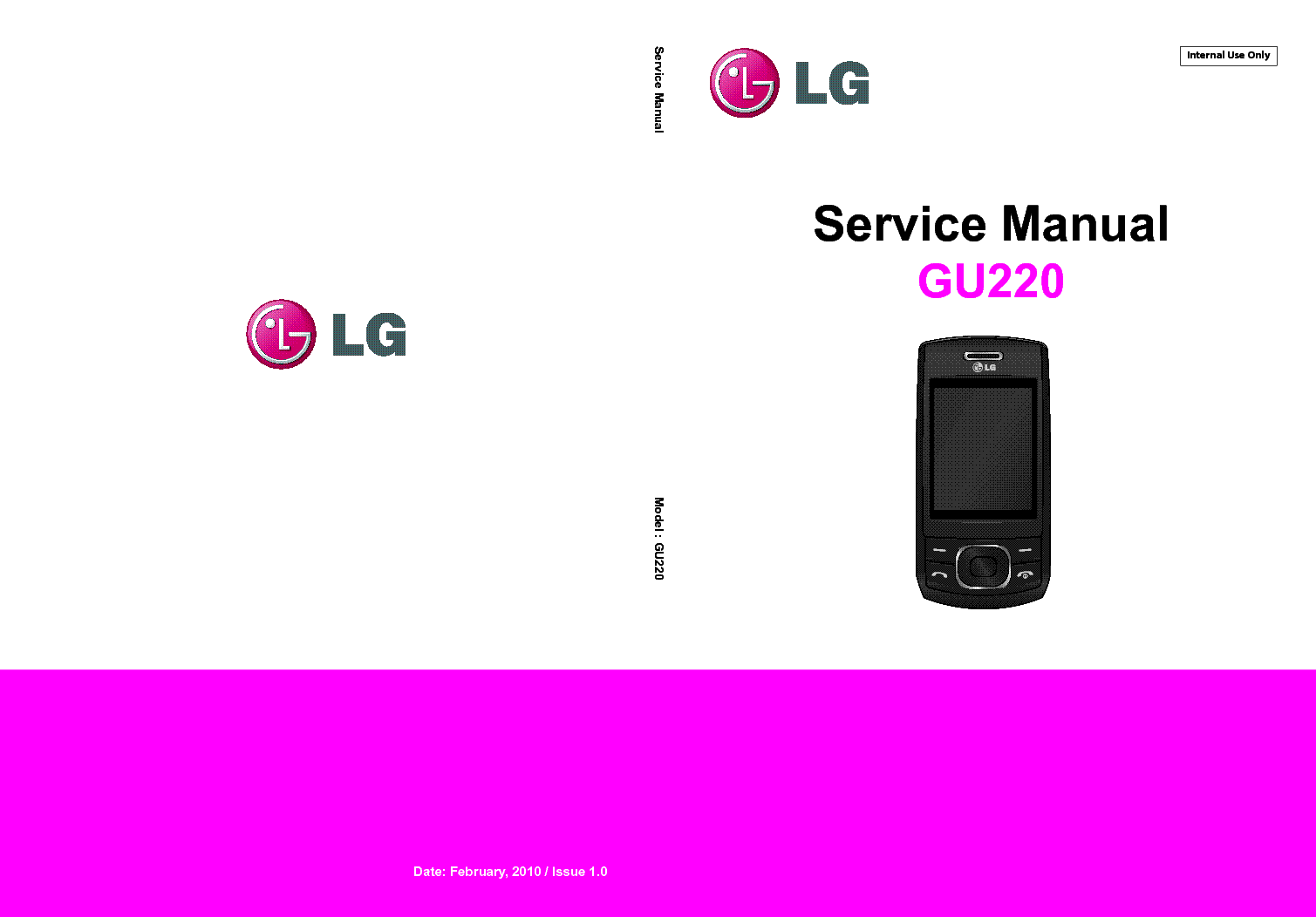 LG GU220 SVC ENG 100204 service manual