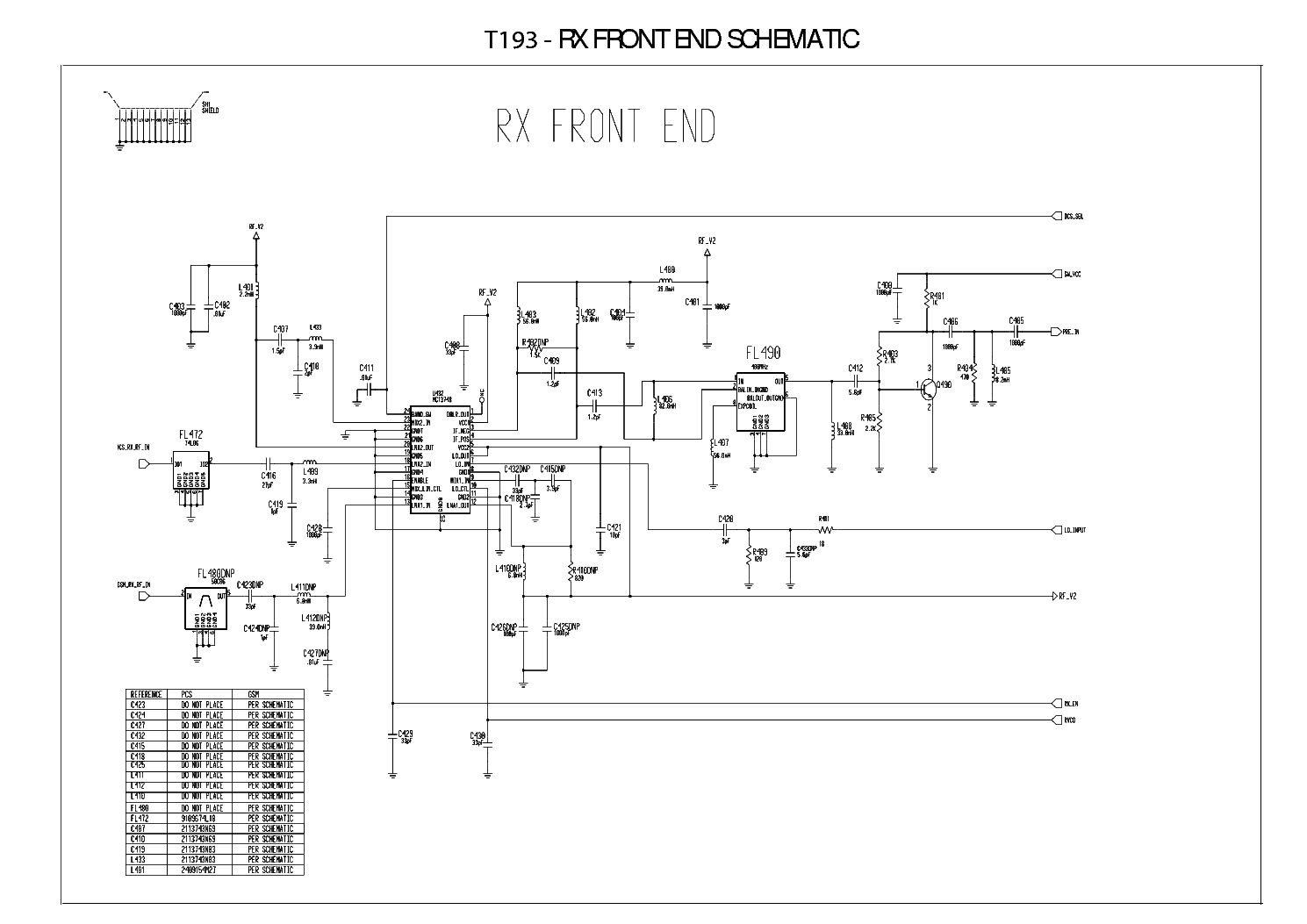 Motorola c113 схема платы MOTOROLA T193 SCH Service Manual download, schematics, eeprom, repair info for e