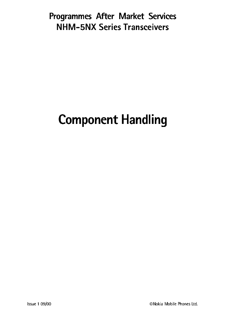 NOKIA 3310 SM service manual