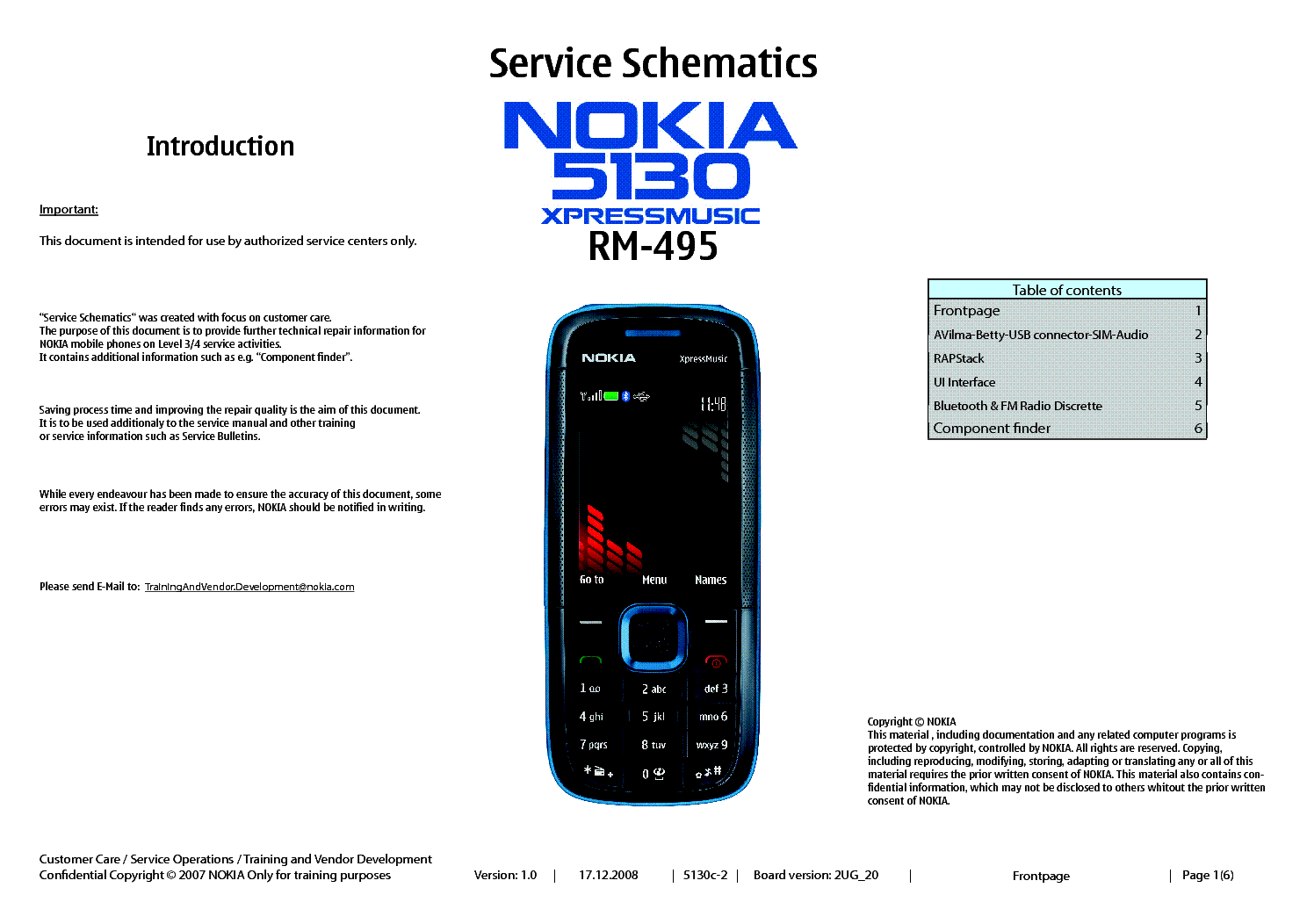 Схема 5130 nokia