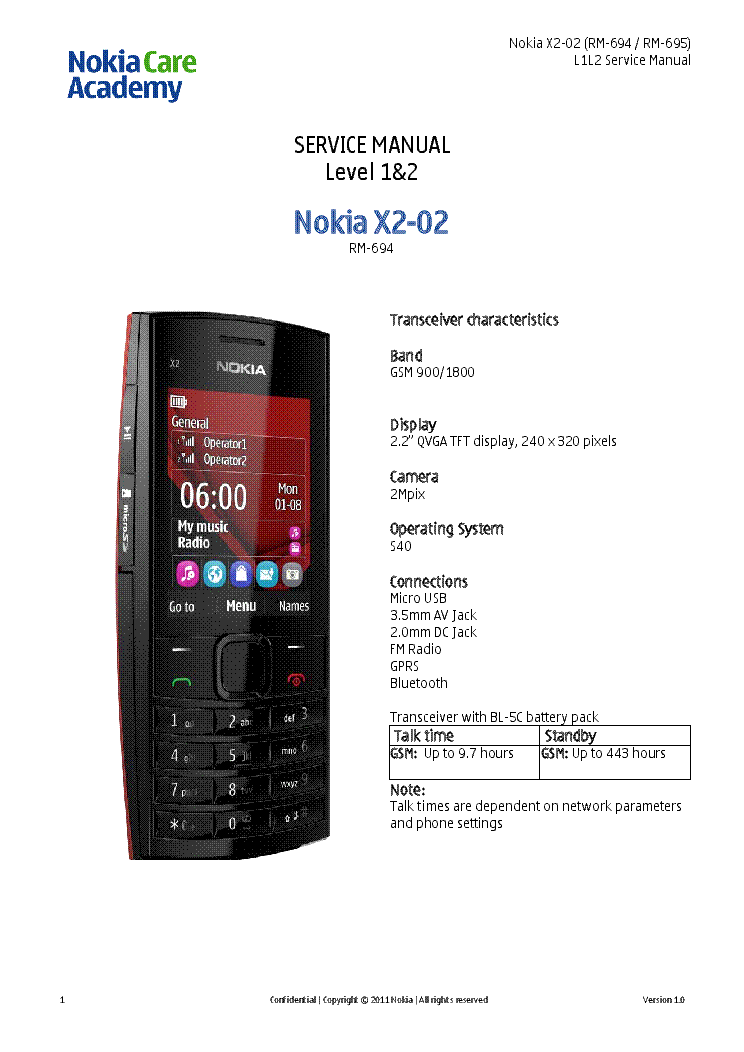 Nokia x2 00 инструкция скачать