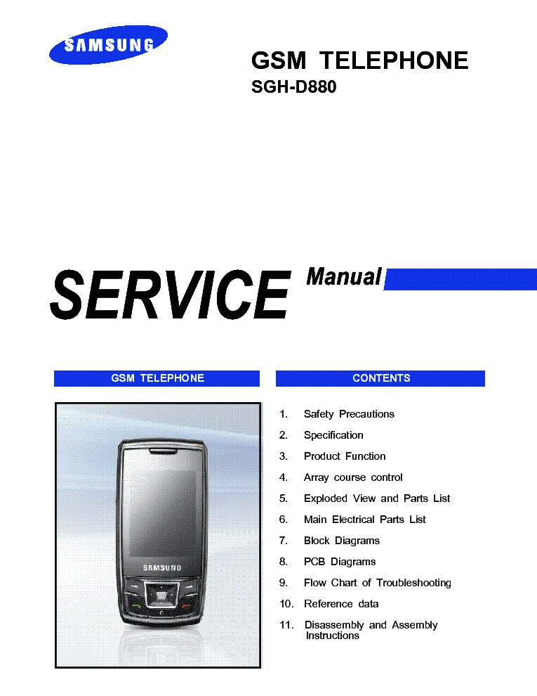 SAMSUNG SGH-D880 SM 2 service manual