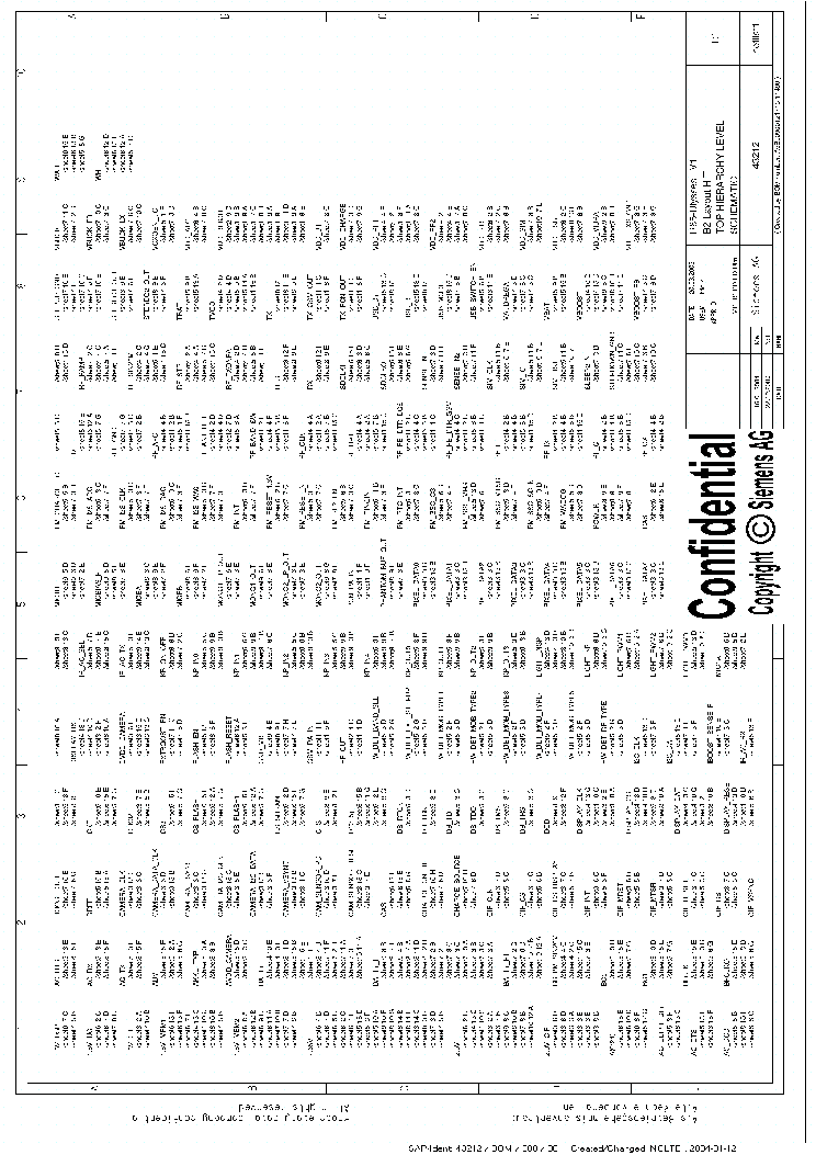 SIEMENS CX65 SCH service manual