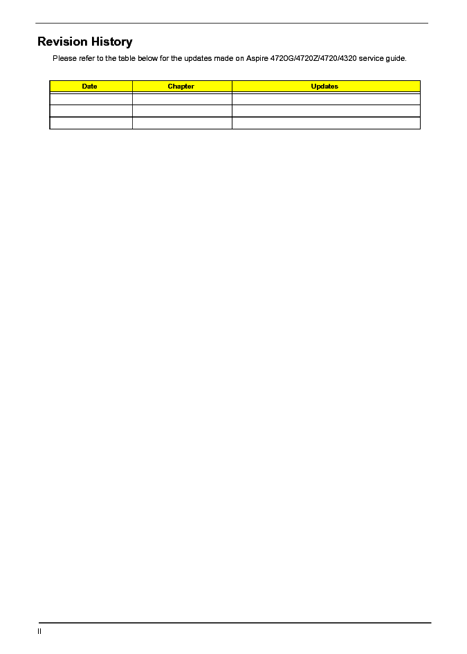 ACER ASPIRE 4720 4720G 4720Z 4320 Service Manual download, schematics