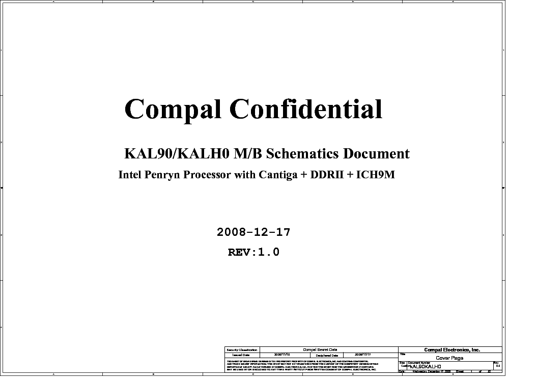 ACER ASPIRE 4935 COMPAL LA-4492P KAL90 KALH0 REV 1.0 SCH service manual