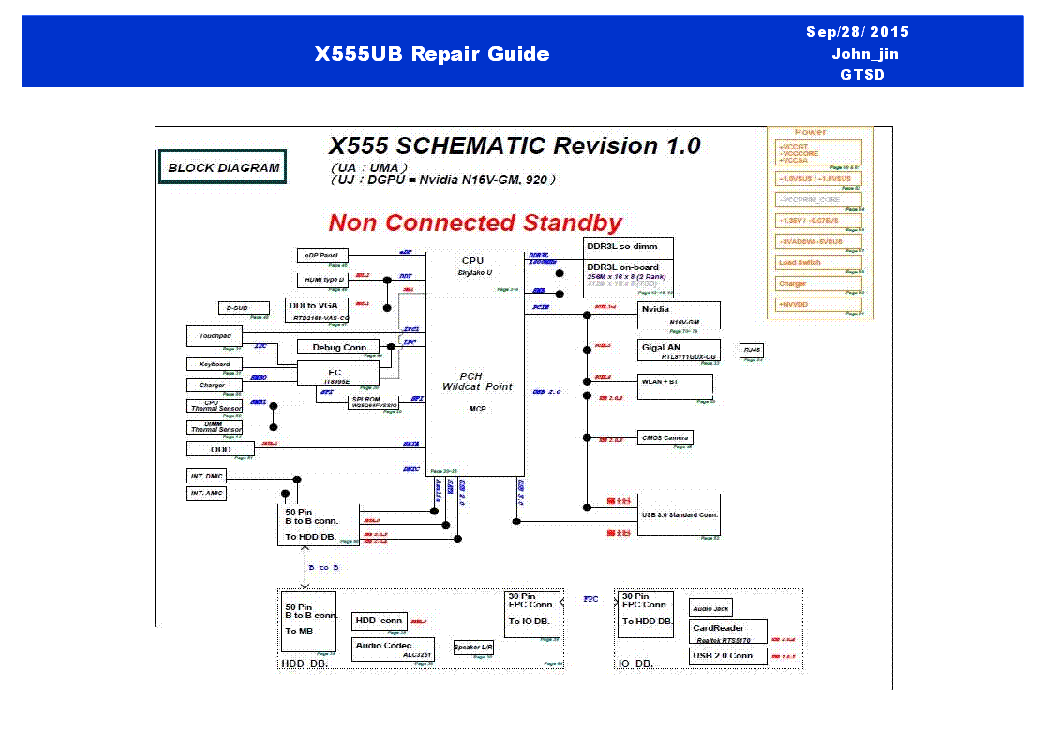 ASUS X555UB RG service manual (1st page)