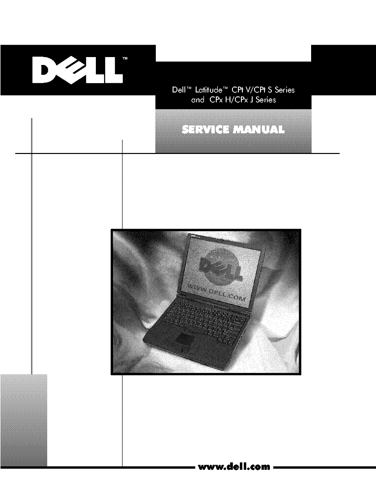 DELL LATITUDE CPT V CPT S CPX H CPX J SERIES SERVICE MANUAL EN service manual