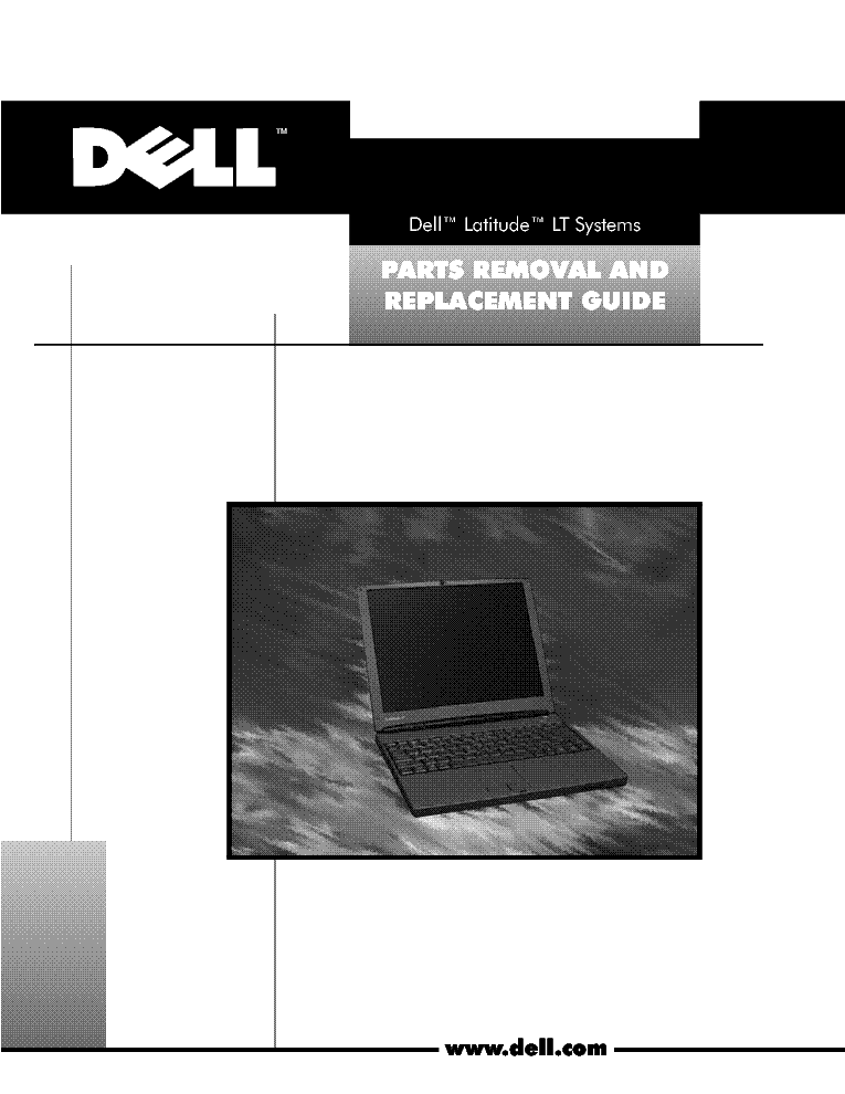 DELL LATITUDE LT service manual (2nd page)