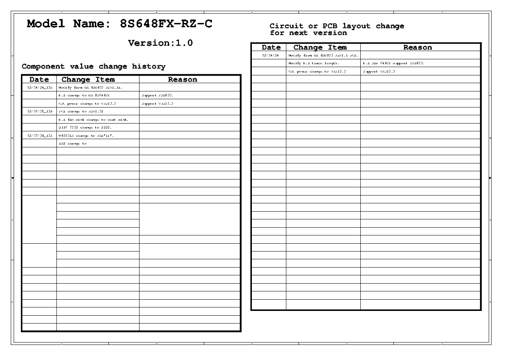 GIGABYTE 8S648FX-RZ-C REV 1.0 SCH Service Manual download, schematics ...