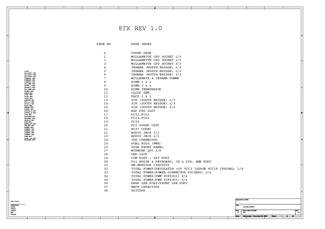 GIGABYTE 8TX REV 1 0 Service Manual Download Schematics Eeprom 