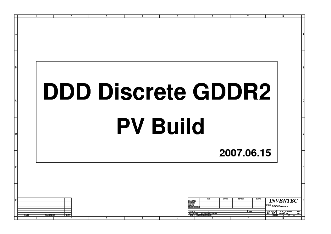 HP COMPAQ 6520S 6525S 540 541 INVENTEC DDD-DISCRETE GDDR2 REV A01 SCH service manual (1st page)