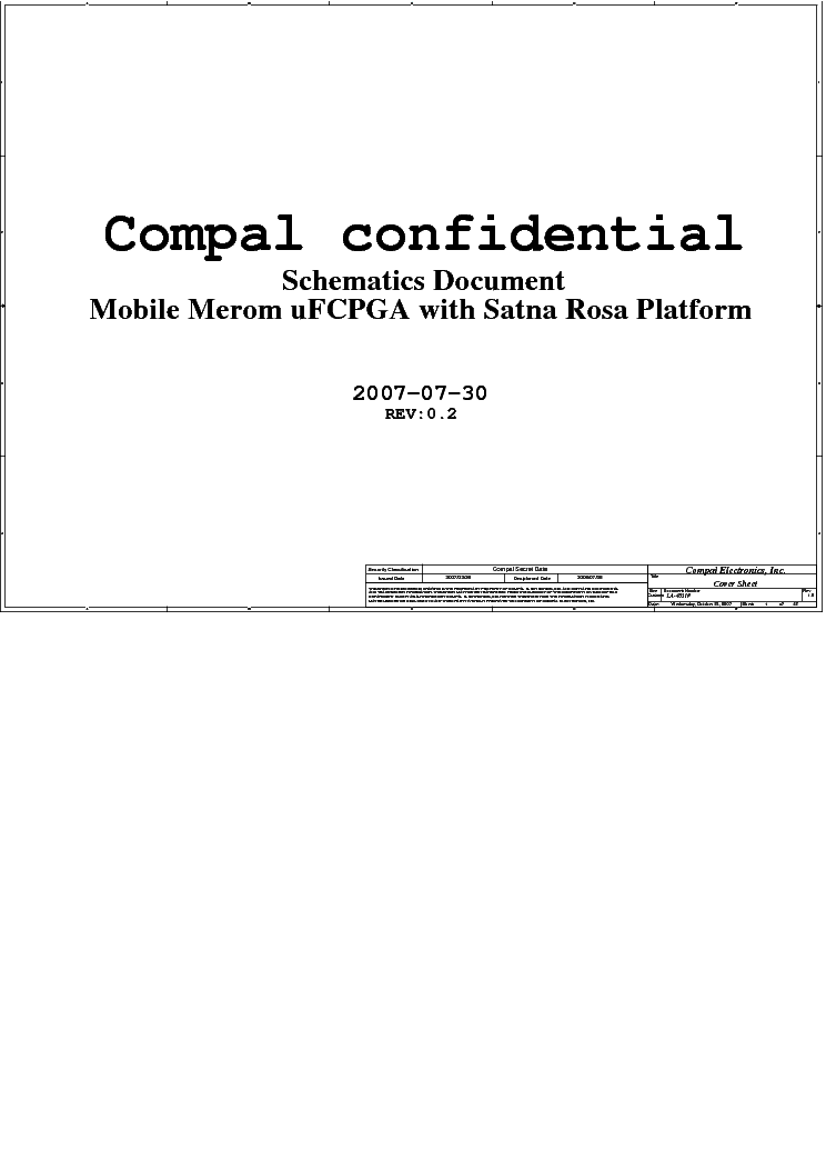 HP COMPAQ PRESARIO C700 COMPAL LA-4031P JBL81 SPARTAN 1.1 REV 0.2 SCH service manual (1st page)