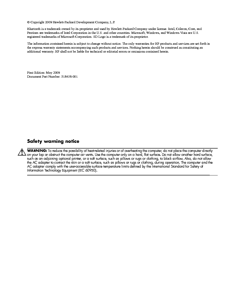 HP CQ61-SERVICE-MANUAL service manual (2nd page)