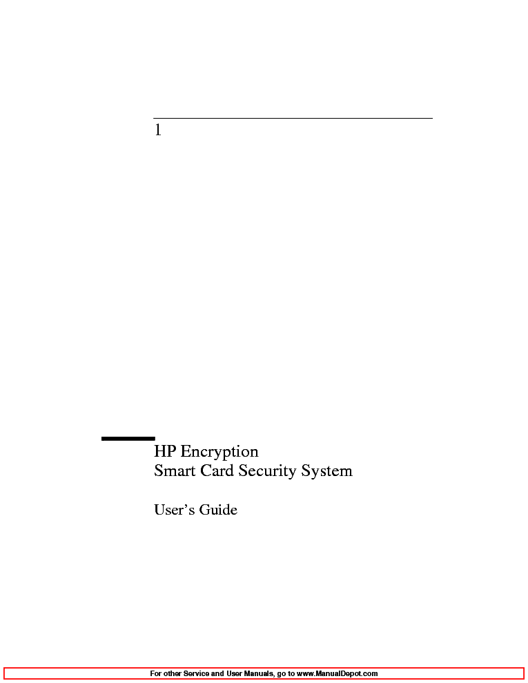 HP OB2100-3100 ESCS UG service manual (1st page)