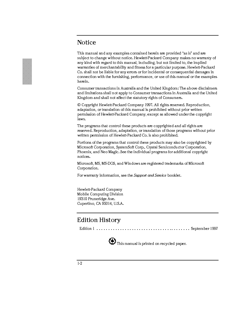 HP OB3000 ACC UG service manual (2nd page)