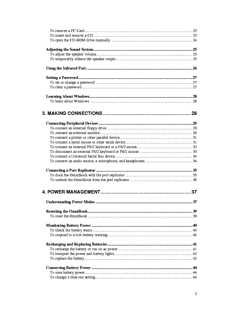 HP OB3000 UH service manual (2nd page)