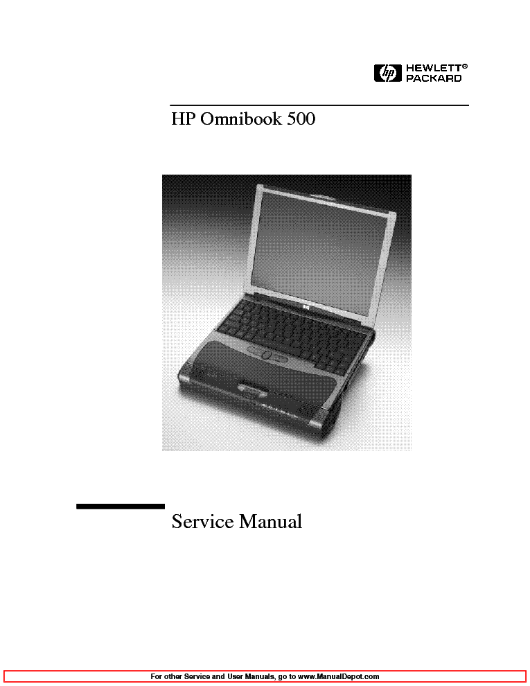 HP OB500 SM service manual (1st page)