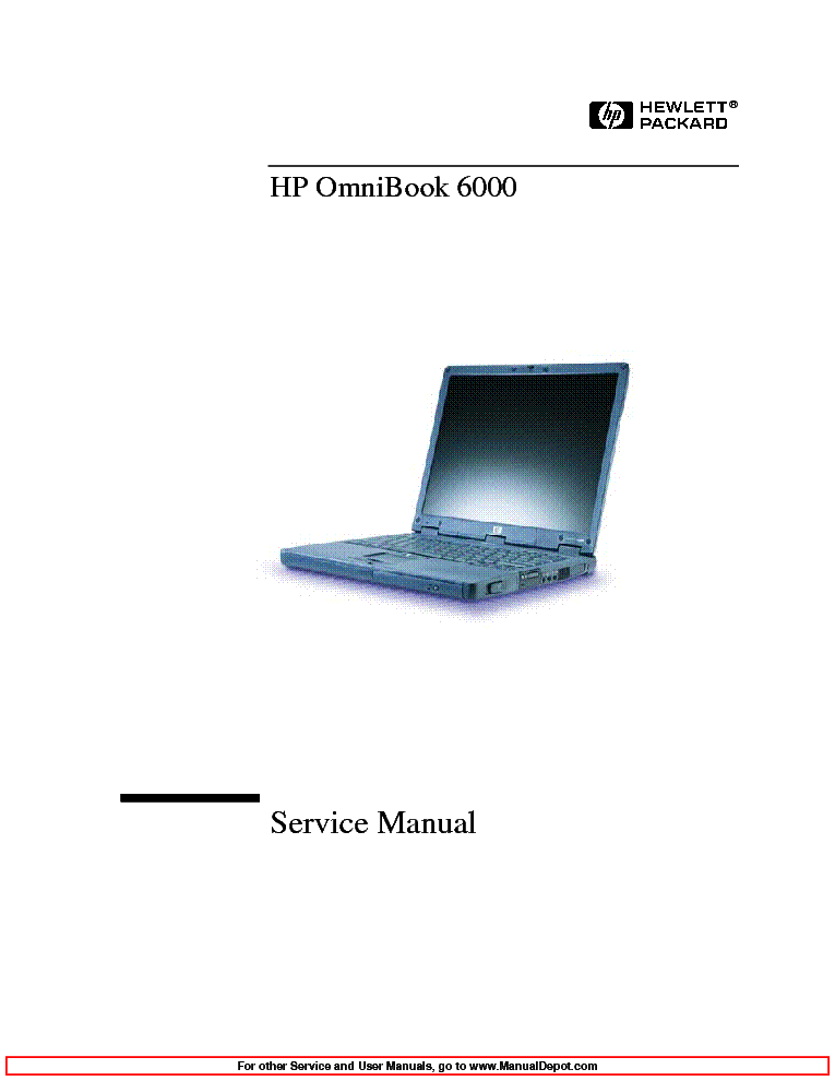HP OB6000 SM service manual (1st page)
