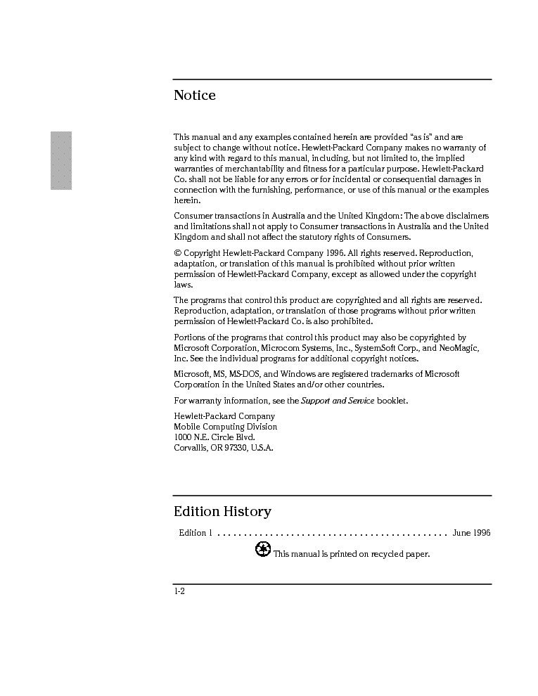HP OB800 5-166 DD IG service manual (2nd page)