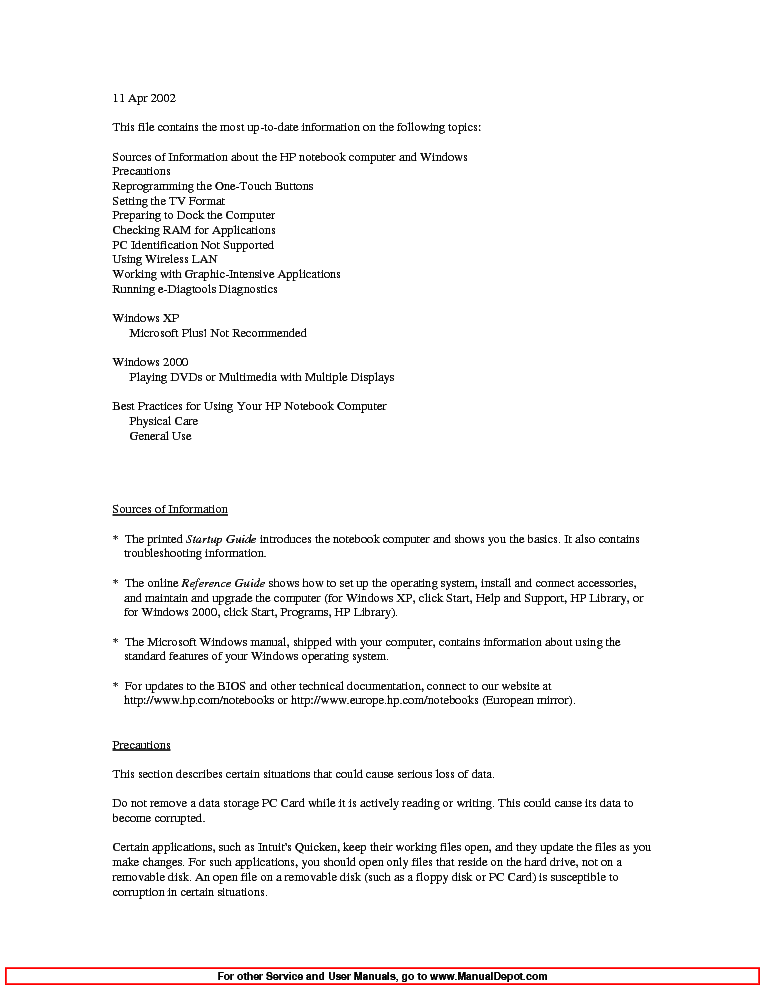 HP OBXE4100-XE4500 MRI service manual (1st page)