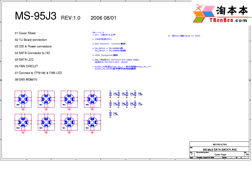 MSI MS-95J3 REV 1.0 SCH service manual