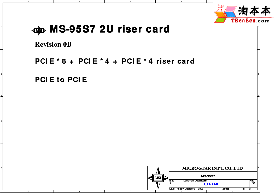 MSI MS-95S7 REV 0C SCH service manual