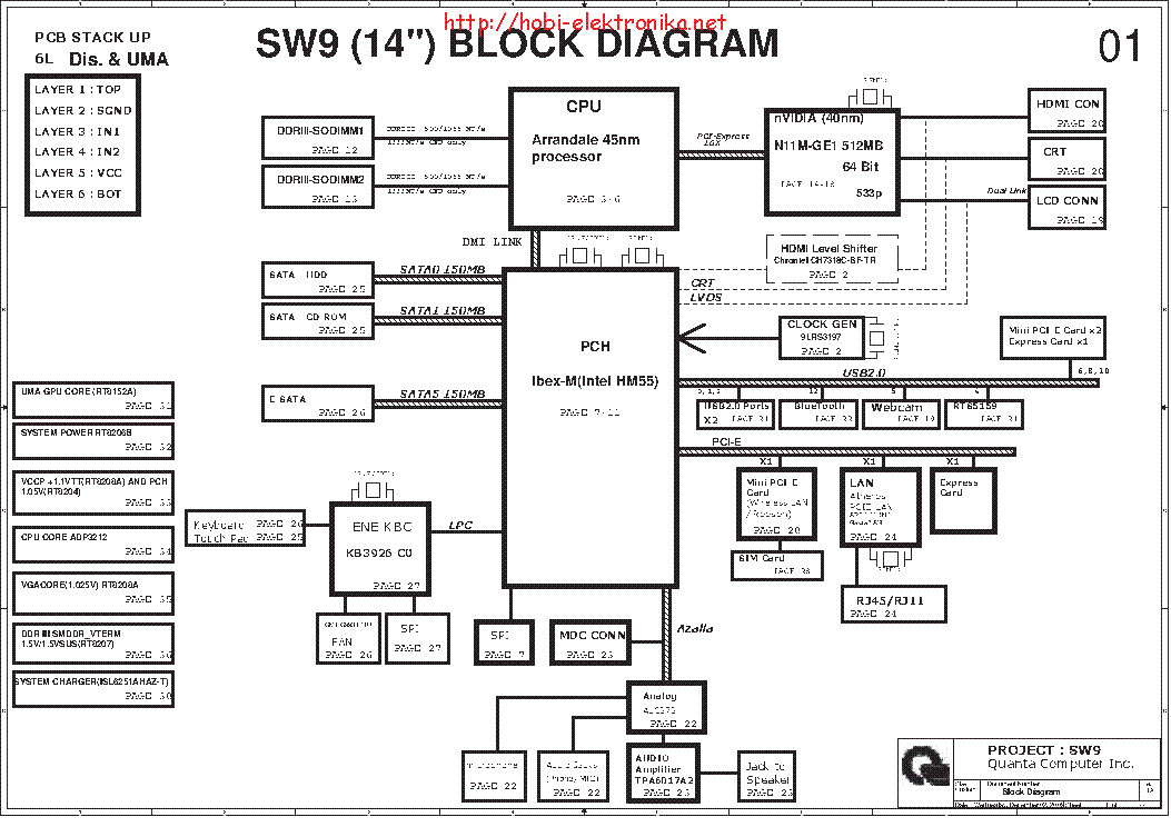 Схема ноутбука asus