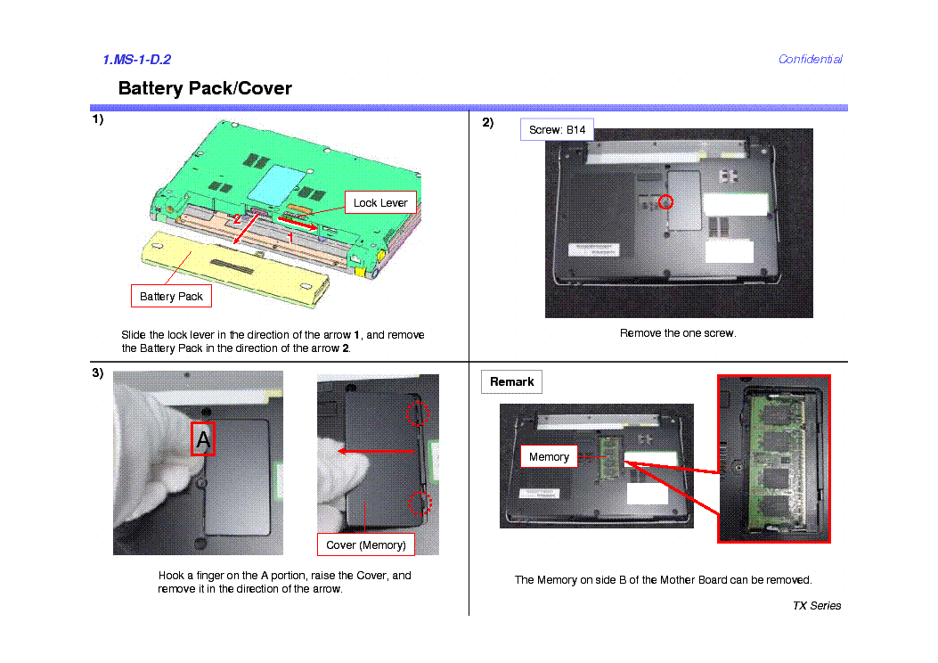 SONY VAIO VGN TX SERIES Service Manual download, schematics, eeprom