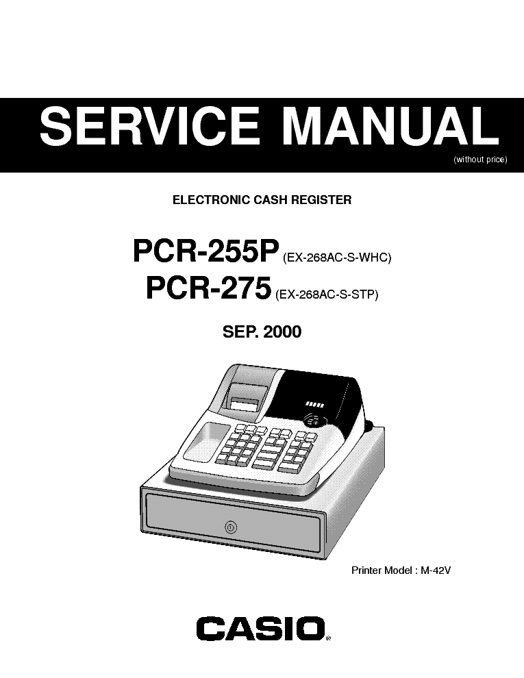 CASIO PCR T265 MANUAL PDF